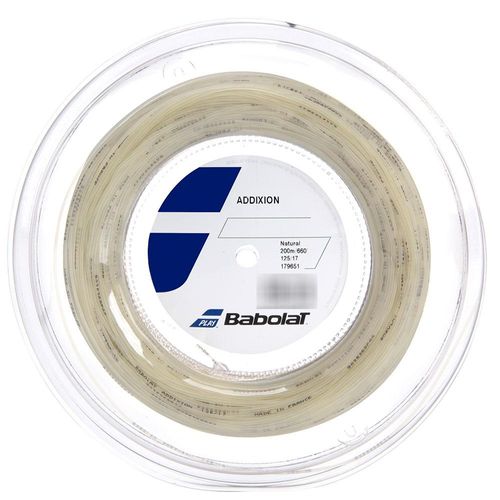 Corda Babolat Addixion 17L 1.25mm Champanhe - Rolo com 200 metros