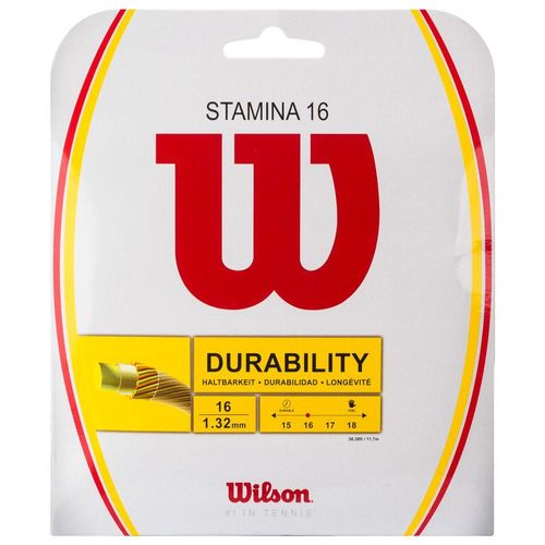 Corda Wilson Stamina 16L 1.32mm Branca - Set Individual