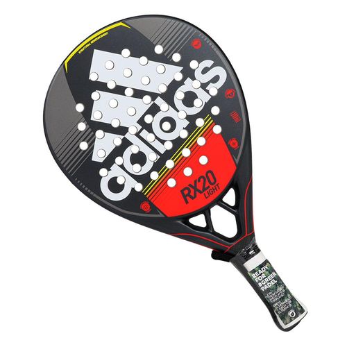 Raquete de Padel Adidas RX20 Light Preta e Vermelha
