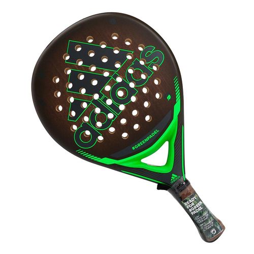 Raquete de Padel Adidas Green Padel 2021 Preta Madeira e Limão