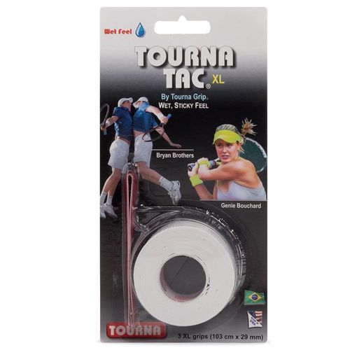 Overgrip Unique Tourna Tac XL Branco com 03 Unidades