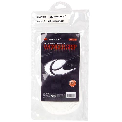 Overgrip Solinco Wonder Grips Com 30 Unidades Branco