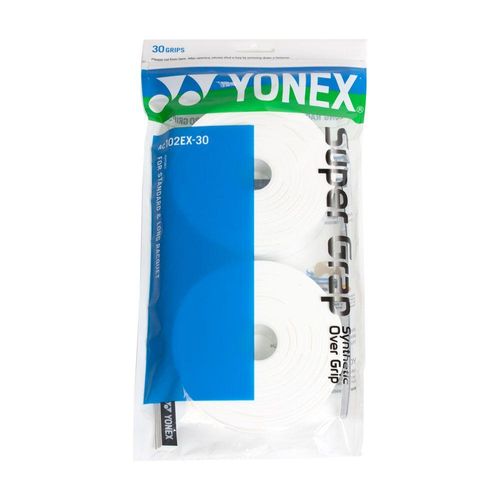 Overgrip Yonex Super Grap Branco - Com 30 Unidades