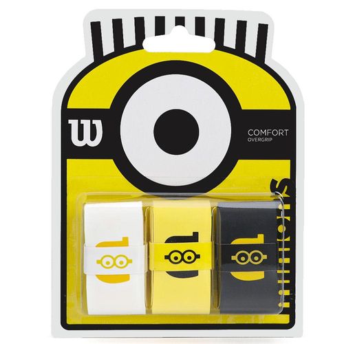 Overgrip Wilson Pro Minions Branco Amarelo e Preto