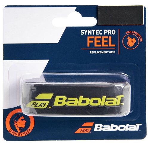 Cushion Grip Babolat Syntec Pro Feel Preto e Amarelo