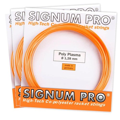 Corda Signum Pro Poly Plasma 1.28mm - Pack com 03 Unidades - Set Individual - Laranja