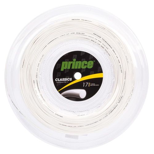 Corda Prince Tournament Poly 17L 1.25mm Branca - Rolo com 200 metros