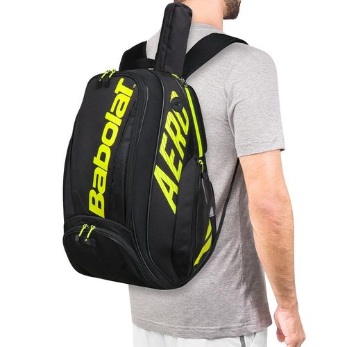 Mochila Babolat Pure Aero Preta e Amarela