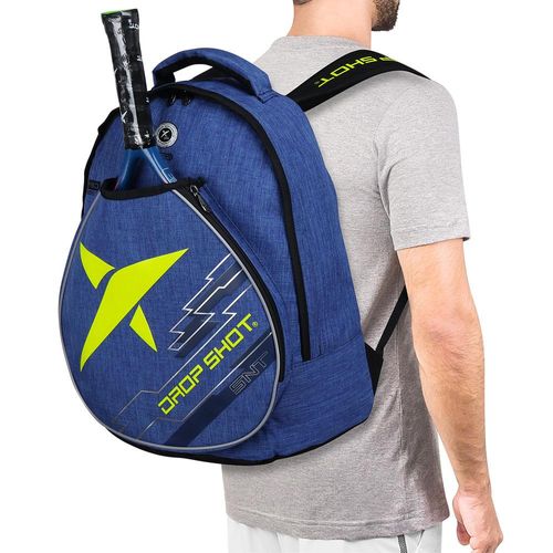 Mochila Drop Shot Essential Azul e Amarelo