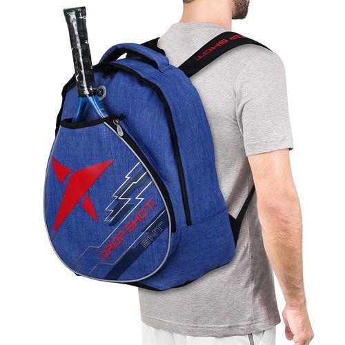 Mochila Drop Shot Essential Azul e Vermelho