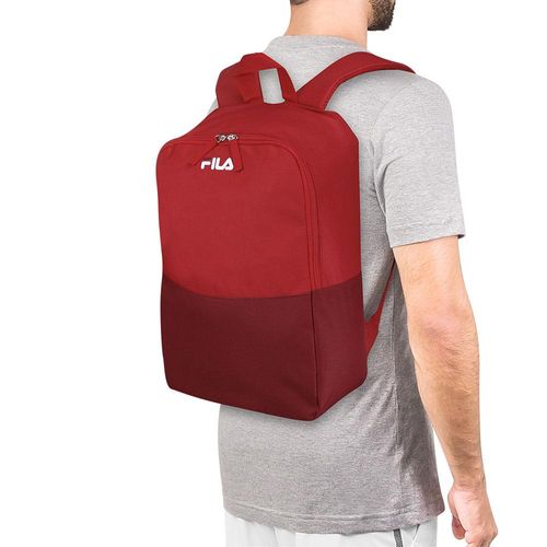 Mochila Fila Start Vermelha e Vinho