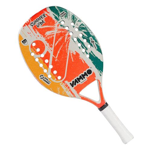 Raquete de Beach Tennis Vammo Summer Vibe Laranja e Verde