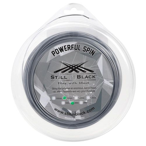 Corda Still in Black Powerful Spin 17L 1.23mm Prata - Rolo com 200 Metros