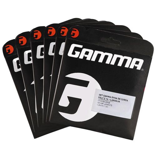 Corda Gamma Poly Z 16L 1.29mm Laranja - Pack com 06 Set Individual