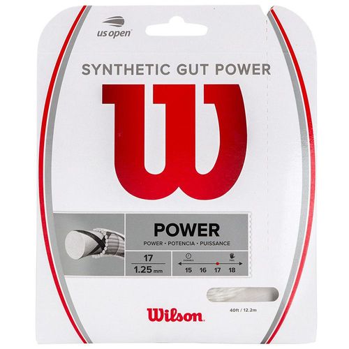 Corda Wilson Synthetic Gut Power 17L 1.25mm Branca Set Individual