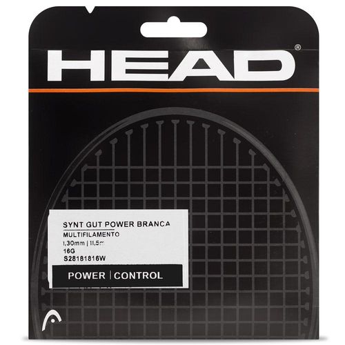 Corda Head Synthetic Gut Power 16l 1.30mm Branca - Set Individual