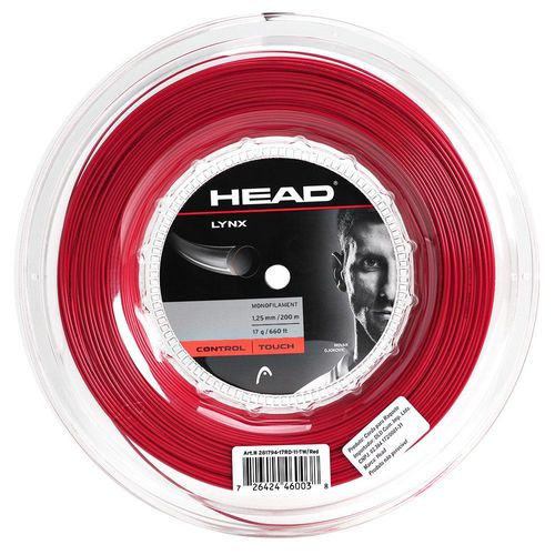 Corda Head Lynx 17L 1.25mm Vermelha - Rolo com 200 metros