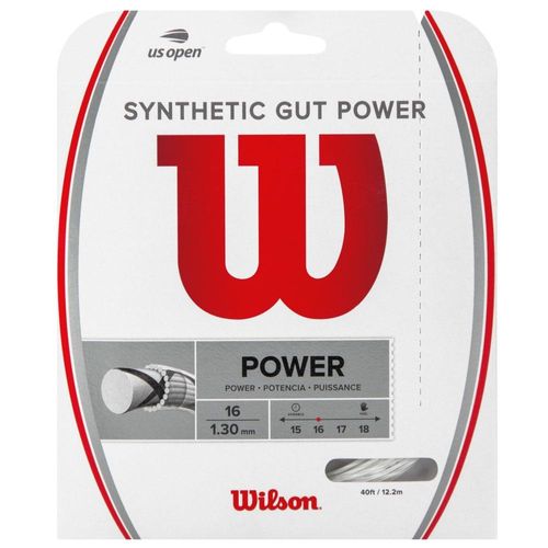 Corda Wilson Synthetic Gut Power 16l 1.30mm Branca Set Individual