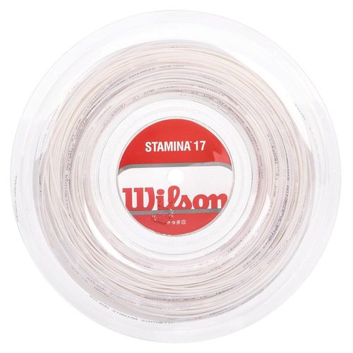 Corda Wilson Stamina 17L 1.25mm Branca - Rolo com 200 metros