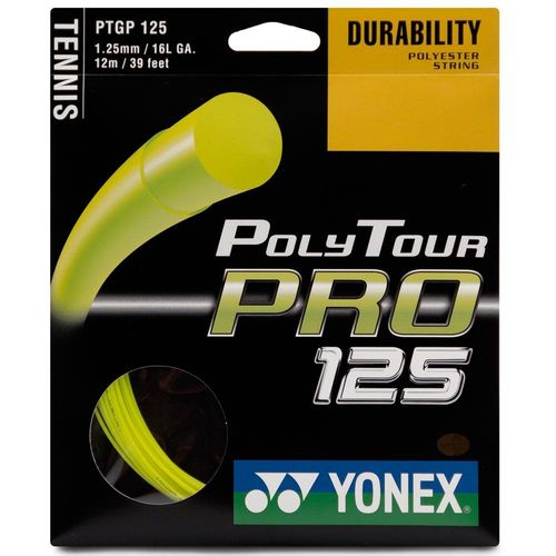 Corda Yonex Poly Tour Pro 16L 1.25mm Amarela - Set Individual