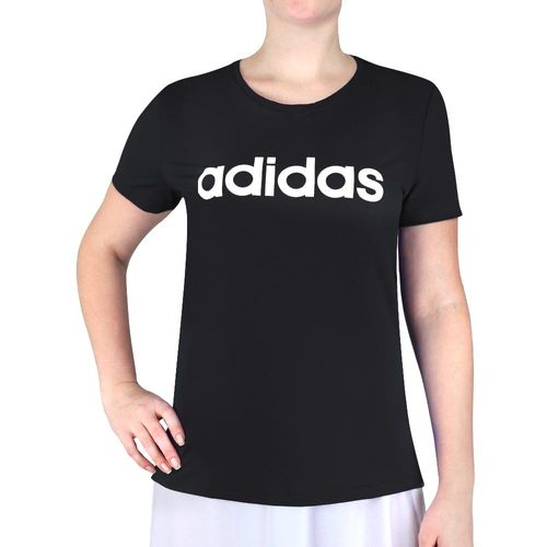 Camiseta Adidas Logo Linear Preta-M