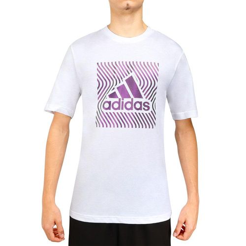 Camiseta Adidas Grafica Colorshift Branca-M