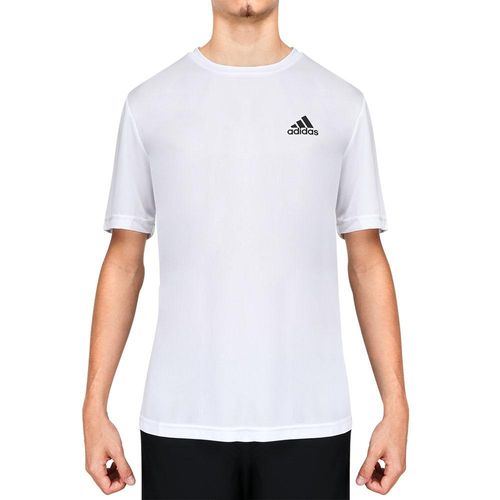 Camiseta Adidas D2M Plain Branca-M
