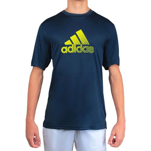 Camiseta Adidas Aeroready Performance Innovation Marinho e Amarela-P