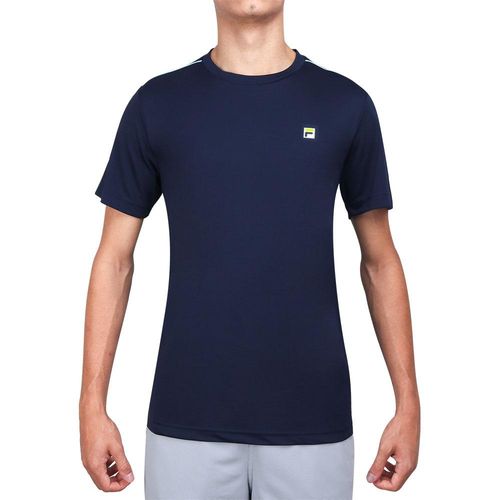 Camiseta Fila Aztec Box Marinho E Azul Pastel-GG