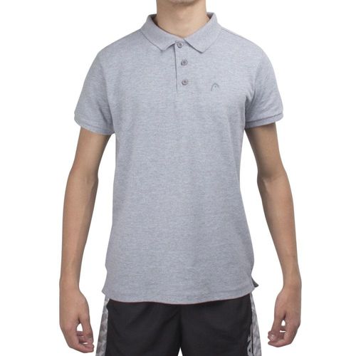 Camisa Polo Head HE7007 Cinza Claro-GG