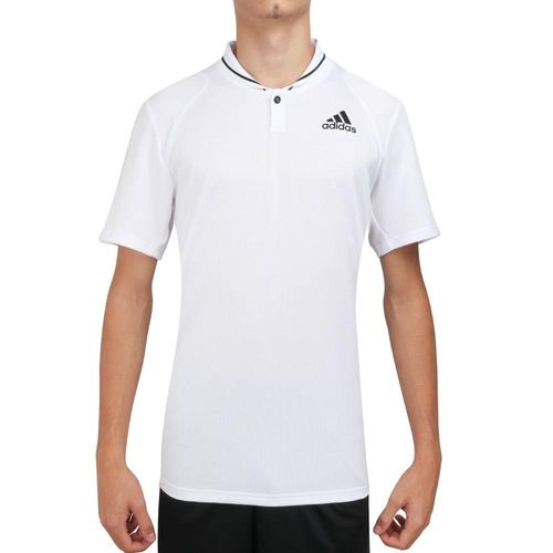 Camisa Polo Adidas Club Tennis Ribbed Branca-GG