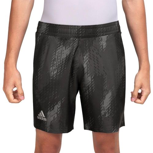 Shorts Adidas Estampado Cinza e Preto-P