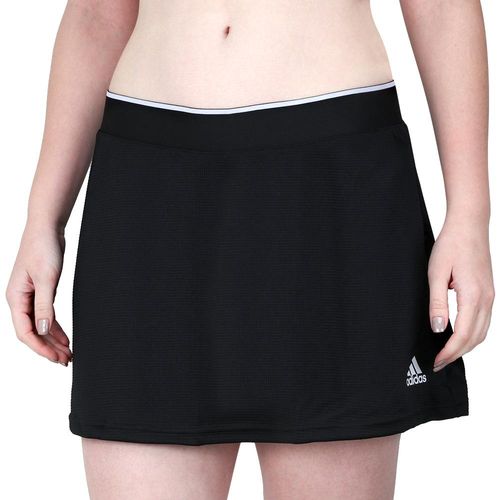 Saia Shorts Adidas Club Preta e Branca-P