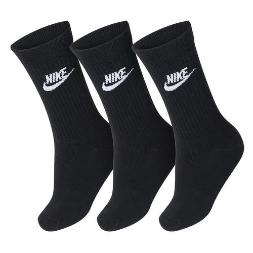 Meia Nike Sportswear Essential 39 ao 43 - Pack com 03 Pares - Preta