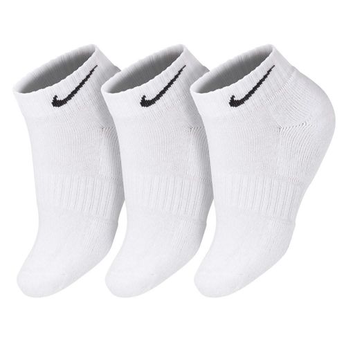 Meia Nike Cushion Low 39 ao 43 - Pack com 3 pares - Branca