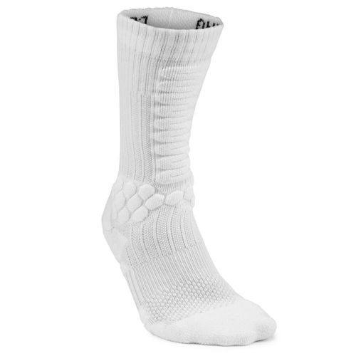 Meias Altura Média Skate 500 Branco - Sk socks500 white, uk 8.5-11 - eu 43-46 37-40