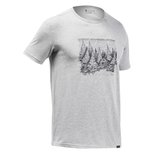 Tee-shirt-nh500-heather-dark-men-l-Cinza-3G