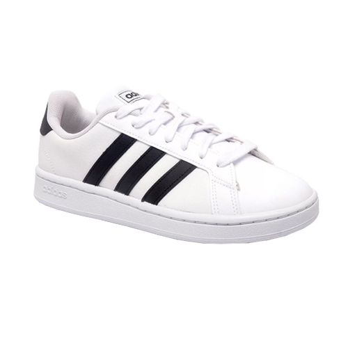 Tênis Adidas Grand Court Feminino - Branco e Preto