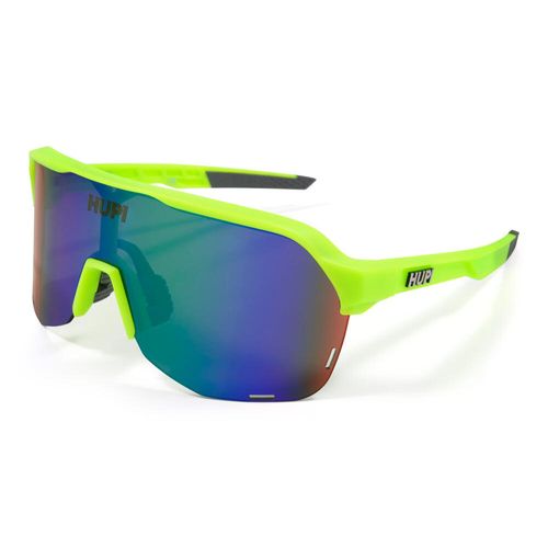 Óculos para ciclismo Hupi Huez - *oculos hupi andez azul espelha, no size Amarelo-neon
