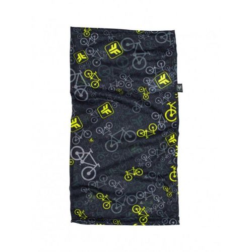 Bandana Free Force Multiuso Multihead Bicycle Preto/Amarelo