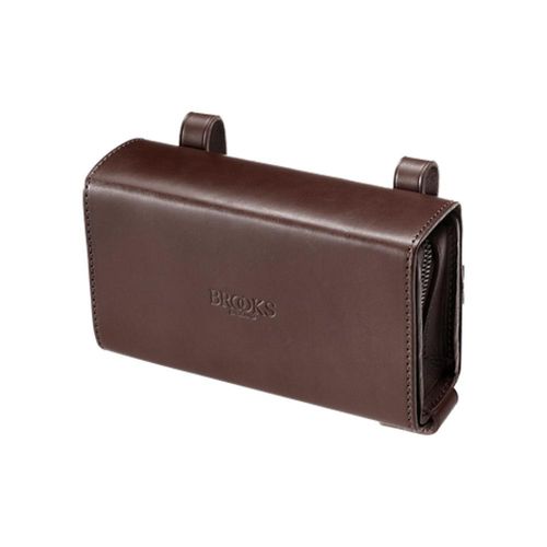 Bolsa de Selim Brooks D-Shaped Pre Aged - Couro Natural