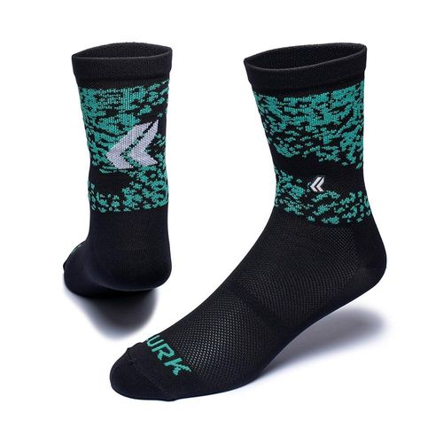 Meia Ciclismo Lurk Splash Azul