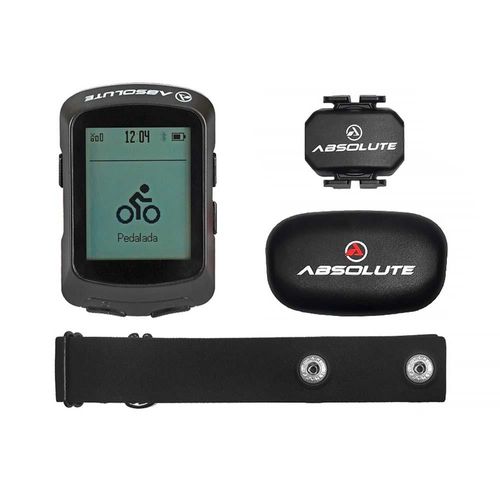 GPS Ciclocomputador Absolute Wild Bundle Strava Com Bluetooth