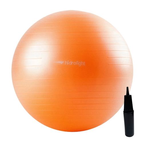 Bola De Exercícios Pilates Hidrolight Com Bomba 55cm