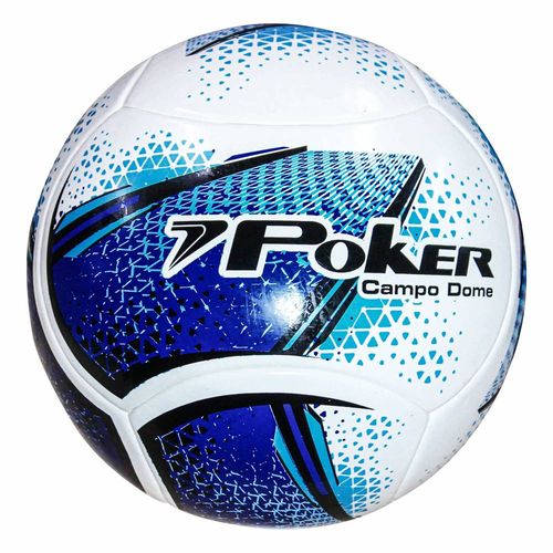 Bola de Futebol Campo Poker Dome Azul