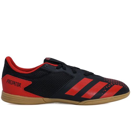 Chuteira Adidas Predator 20.4 Futsal Preta e Vermelha-36 36