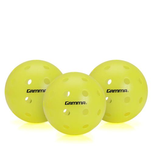 Bola de Pickleball Gamma Photon Outdoor - Pack com 03 Unidades