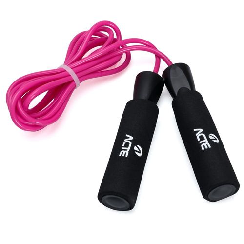 Corda de Pular Acte Pro PVC com Rolamento Rosa