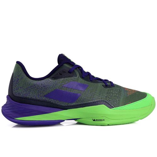 Tênis Babolat Jet Mach 3 Clay Verde e Roxo