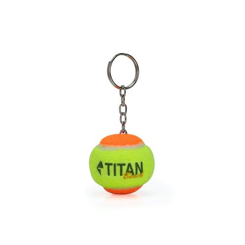 Chaveiro Titan Bola de Beach Tennis Médio Laranja